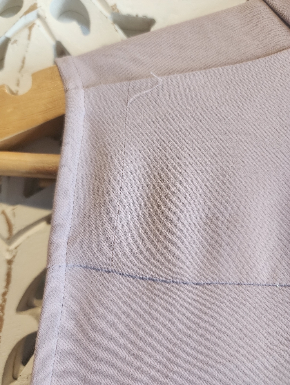 Babaton Blush Pink Sleeveless Mini Dress Faux Wrap Side Zipper Work Attire Sz 4 - Picture 15 of 16